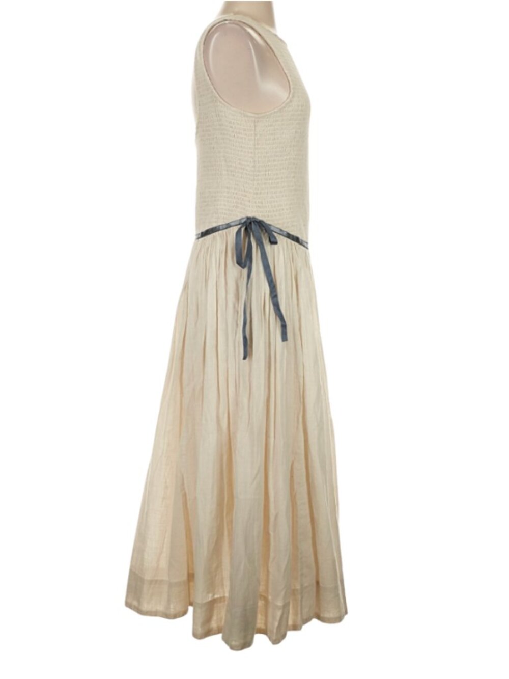 Free People Nightingale Solid Midi Dress – Tea Navy Combo – Small - Picture 9 of 12